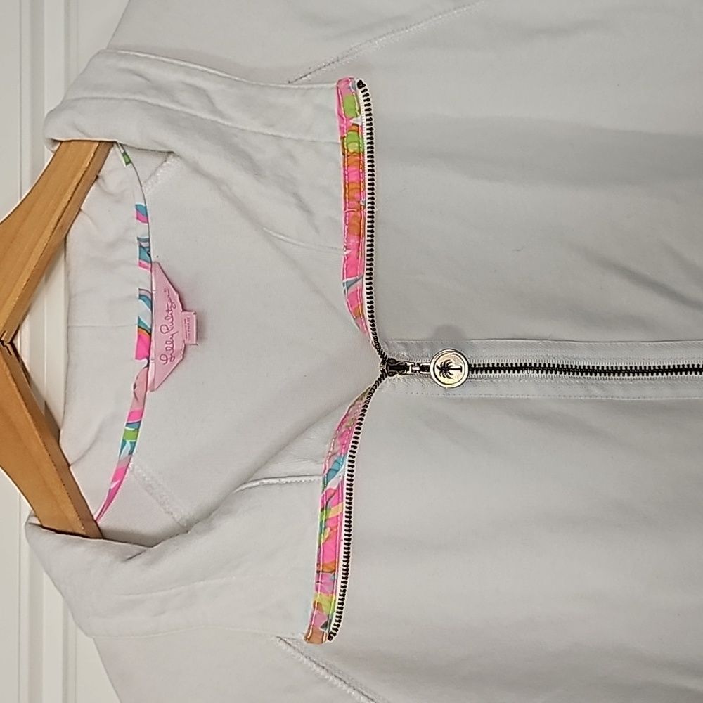 Lilly Pulitzer Half Zip Popover - Picture 2 of 7